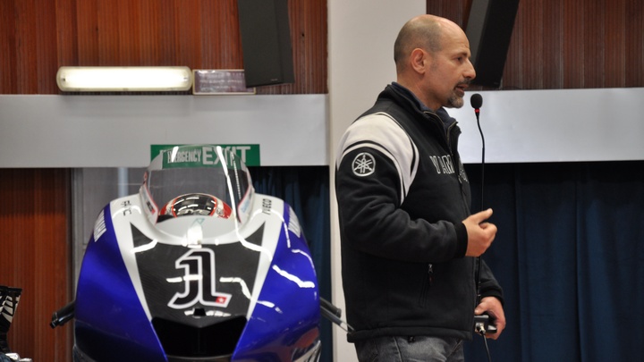 Raffaele Prisco e Yamaha M1 Jorge Lorenzo